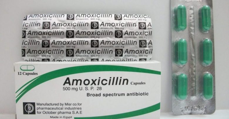 دواء أموكسيسيلين مضاد حيوي لعلاج الالتهابات البكتيرية