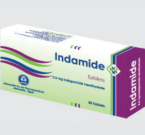 اقراص انداميد Indamide لعلاج ضغط الدم المرتفع ودواء مدر للبول