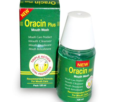 غسول الفم اوراسين Oracin مضمضة وغرغرة لازالة رائحة الفم الكريهة