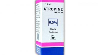مرهم العين اتروبين لتوسيع حدقة العين واسترخاء عضلات العين Atropine