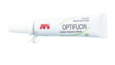 مرهم العين اوبتيفيوسين مضاد حيوي يستخدم لعلاج العدوى البكتيرية للعين