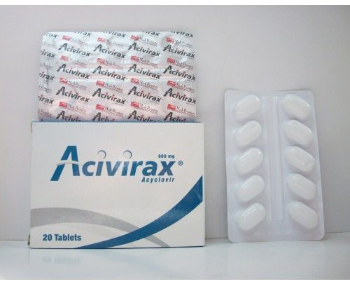 اقراص اسيفيراكس لعلاج التهاب العين بالهربس البسيط والفيروس النطاقي Acivirax