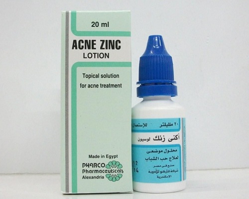 لوشن اكني زينك محلول موضعى لعلاج حب الشباب الشديد Acni-Zinc