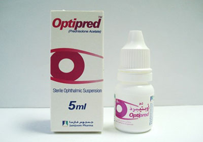 قطرة عين اوبتيبريد لعلاج التهاب العين التي تسببها العدوى optipred