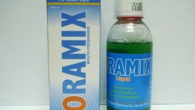 غسول فم اوراميكس مضمضة لعلاج التهابات اللثة والفم والحلق Oramix