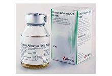 امبولات البومين للسيطرة وعلاج نقص حجم الدم فى الجسم Albumin