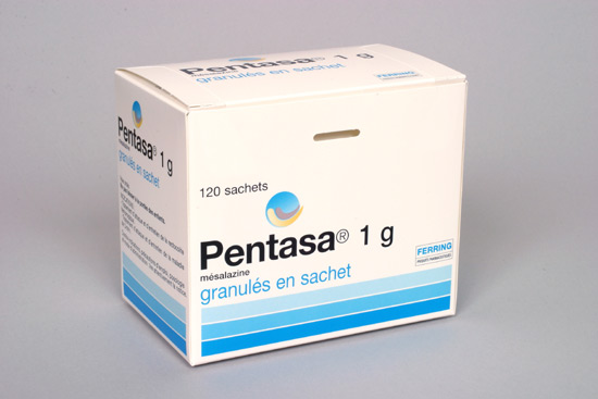 دواء بينتاسا لعلاج التهاب القولون التقرحي الذي يصيب الأمعاء Pentasa