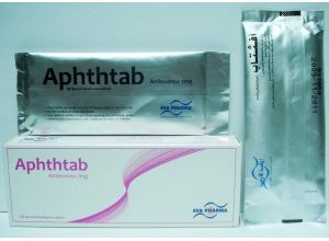 حبوب افثتاب اقراص لاصقة لعلاج قرحة الفم للكبار Aphthtab Tablet