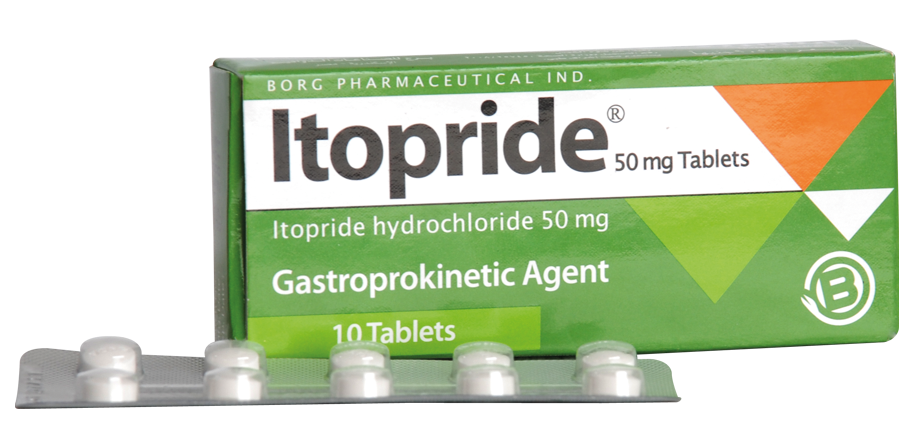 اقراص ايتوبريد لعلاج إضطرابات المعدة وعسر الهضم وامتلاء المعدة Itopride