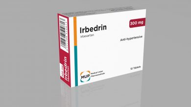 اقراص اربيدرين لمعالجة ارتفاع ضغط الدم الشرياني وحماية الكلى Irbedrin