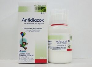 دواء انتيديازوكس مطهر فعال للمعدة والأمعاء للتخلص من الديدان Antidiazox