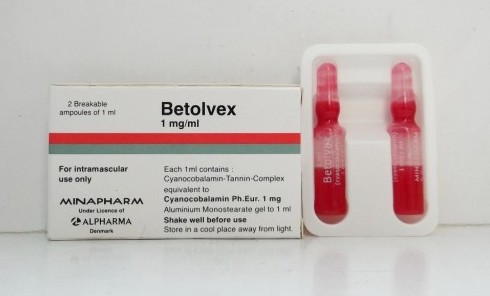 حقن بيتولفكس لعلاج التنميل والتهاب الاعصاب الطرفية وفقر الدم Betolvex
