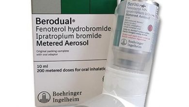 بخاخة الصدر بيرودوال دواء لعلاج الربو وامراض الجهاز التنفسي Berodual