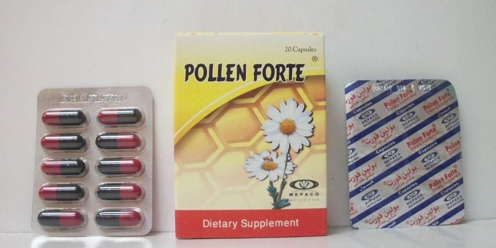 دواء بولين فورت مكمل غذائي مقو عام طبيعي Pollen forte