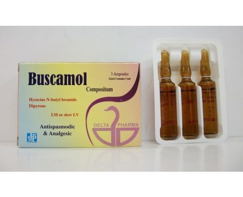 دواء بوسكامول مسكن للمغص الناتج عن تقلصات المعدة وحركة الامعاء