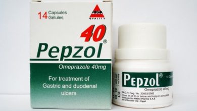 كبسولات بيبزول لعلاج قرحة المعدة والإثني عشر وعسر الهضم Pepzol