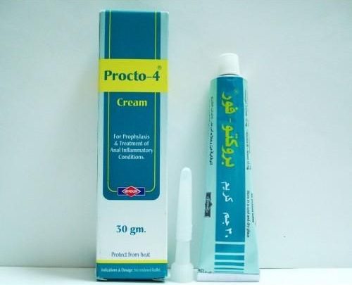 Procto 4 دواء بروكتو فور تخفيف فوري لعلاج البواسير والتشقات الشرجية Procto-4 – روشتة