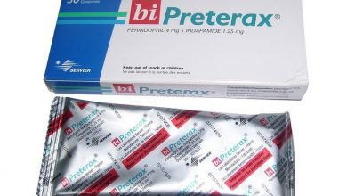 اقراص بي بريتيراكس لعلاج حالات ارتفاع ضغط الدم Bi Preterax