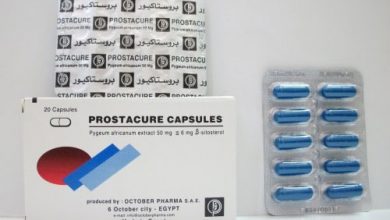 كبسولات بروستاكيور لعلاج التهاب وتضخم البروستاتا الحاد أو المزمن Prostacure