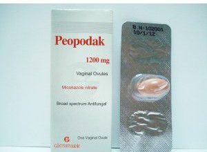 لبوس مهبلي بيوبوداك لعلاج التهابات المهبل وزيادة الافرازات المهبلية Peopodak