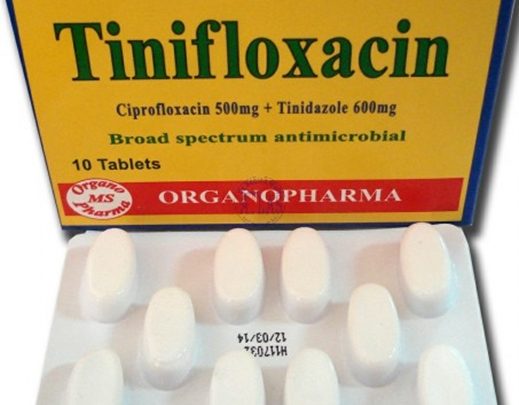 اقراص تينيفلوكساسين مضاد حيوي لعلاج عدوي الجهاز البولي Tinifloxacin