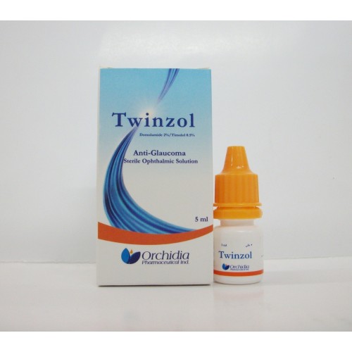 قطرة توينزول لعلاج ضغط العين المرتفع والجلوكوما Twinzol