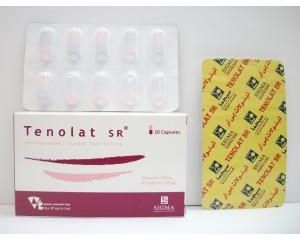 كبسولات تينولات اس ار لعلاج ارتفاع ضغط الدم Tenolat SR