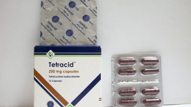 كبسولات تيتراسيد لعلاج عدوى الجلد واصابة الجهاز التنفسي والحمى Tetracid