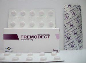 اقراص تريموديكت لعلاج الشلل الرعاش وتململ الساقين Tremodect