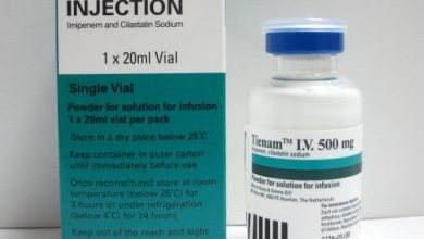 حقن تينام مضاد حيوى لعلاج التهاب الجهاز التنفسى العلوى Tienam