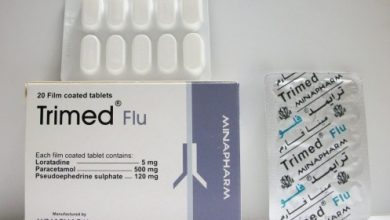 اقراص ترايمد فلو لعلاج اعراض البرد والانفلونزا Trimed Flu