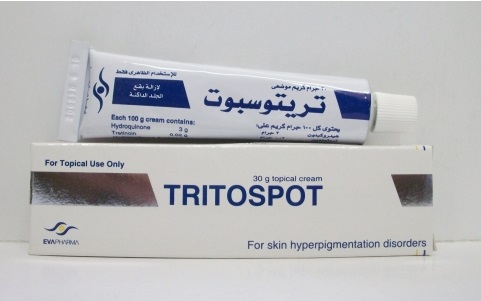 سعر كريم تفتيح الركب والاكواع تريتوسبوت tritospot cream في مصر والسعودية
