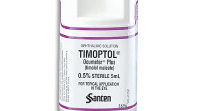 قطرة تيموبتول لعلاج ارتفاع ضغط العين والزرق مفتوح الزاوية Timoptol
