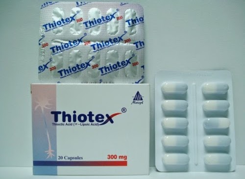 كبسولات ثيوتكس لعلاج التهاب الاعصاب وتقليل نسبة السكر بالدم Thiotex