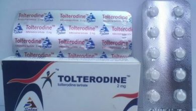 اقراص تولتيرودين لعلاج فرط نشاط المثانة مع اعراض بولية Tolterodine