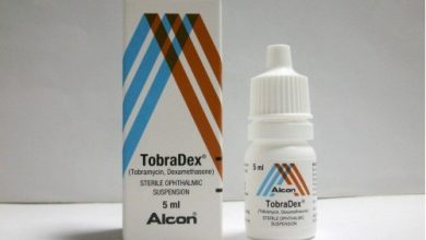 قطرة ومرهم توبراديكس لعلاج وتخفيف التهابات العين والتهاب الملتحمة Tobradex