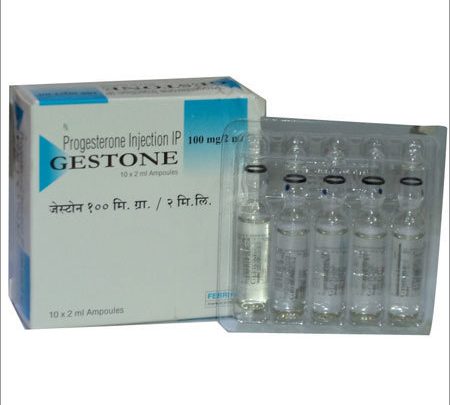 حقن جيستون لعلاج اضطرابات الدورة الشهرية وتثبيت الحمل Gestone