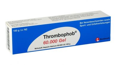 جيل ثرومبوفوب مضاد للتخثر يمنع تجلط الدم لعلاج التهاب الوريد الخثاري