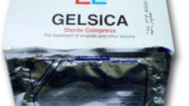 دواء جيلسيكا كومبريس لعلاج تهيج الجلد البسيط والالتهابات الجلدية Gelsica Compress