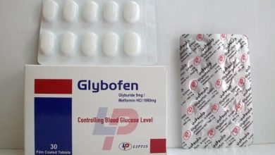 اقراص جليبوفين لعلاج حالات السكر من النوع الثاني Glybofen