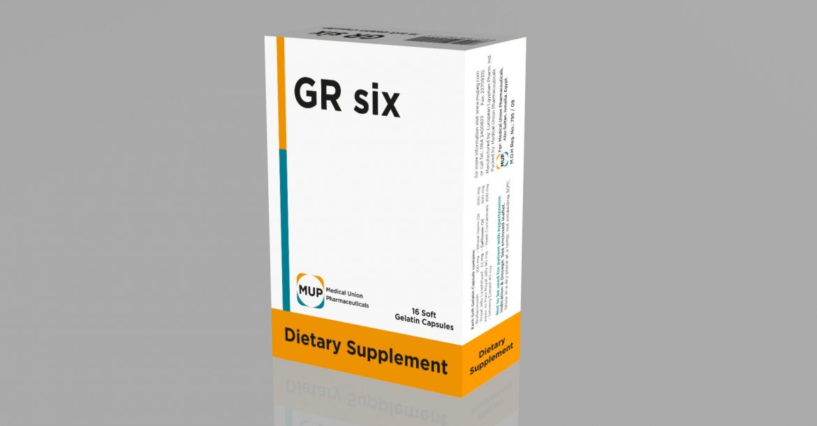 كبسولات جي ار ٦ يقوي جهاز المناعة ومقاومة الأمراض GR-Six