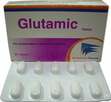اقراص جلوتاميك لعلاج اضطرابات الذاكرة والتركيز والنسيان Glutamic