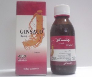 شراب جينساكو مكمل غذائي لاستعادة واسترداد النشاط الحيوي Ginsaco