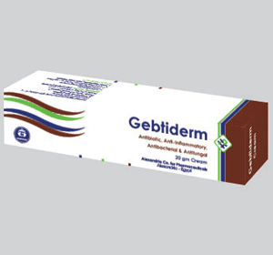 كريم جيبتيدرم لعلاج الالتهابات الجلدية المزمنة Gebtiderm