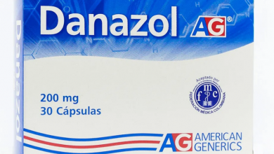 كبسولات دانازول لعلاج مرض الثدي الكيسي الليفي وتورم البطن والمعدة Danazol