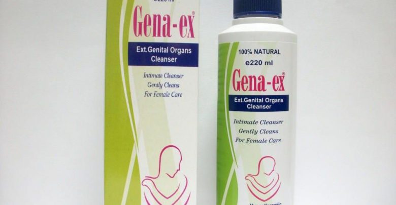 محلول مطهر جينا اي اكس لعلاج الالتهابات المهبلية Gena-ex