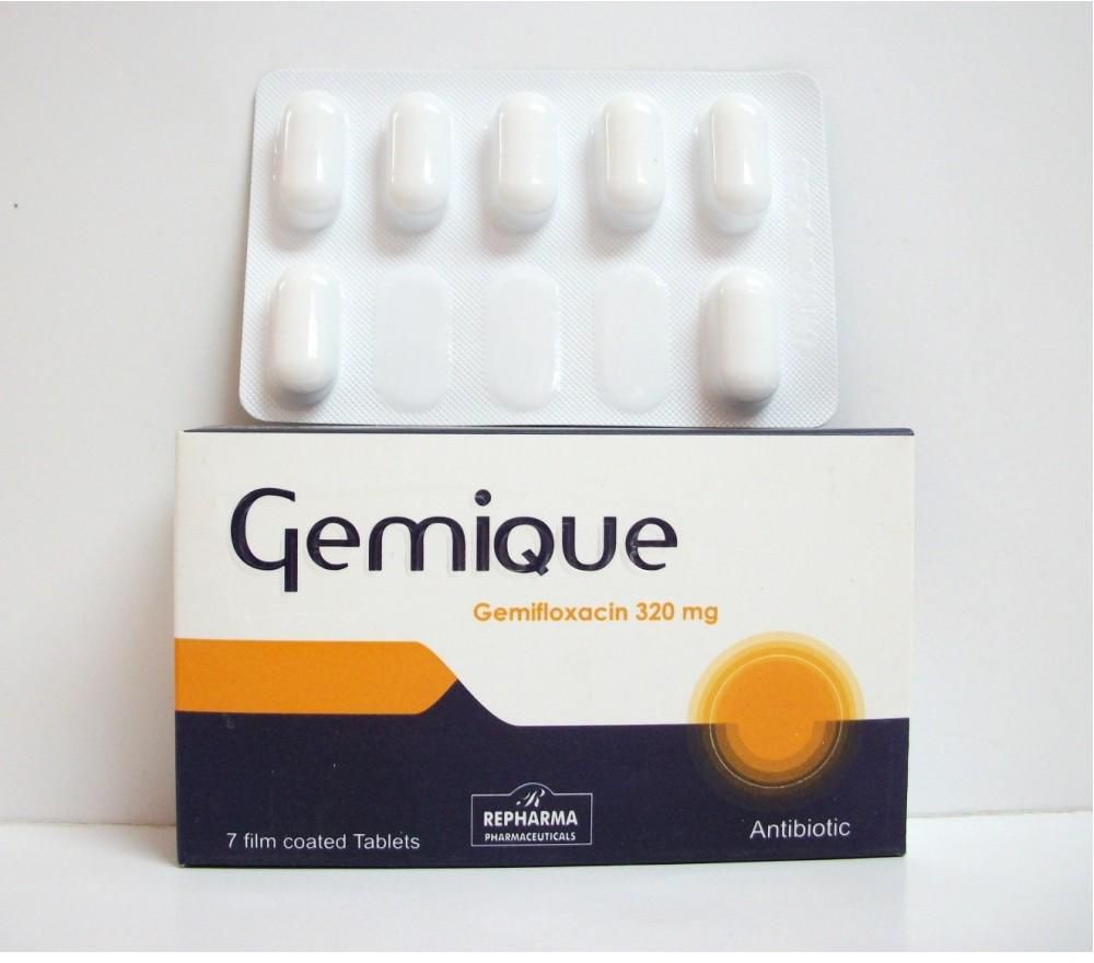 اقراص جيميك لعلاج الالتهاب الرئوي المكتسب من المجتمع GemiQue