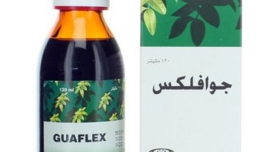 شراب جوافليكس لعلاج السعال وتقليل احتقان الحلق Guaflex