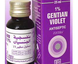 نقط جنتيان فيوليت لعلاج الالتهابات الفطرية في الجلد Gentian violet