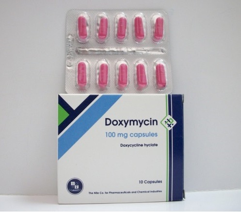 كبسولات دوكسي مايسين مضاد حيوي لعلاج امراض الجهاز التنفسي Doxymycin